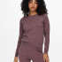 Пуловер ONLYOUNGER L/S PULLOVER KNT 15238340-Rose Brown-Detail:W. MELANGE ONLY S Бордовий 15238340-Rose Brown-Detai