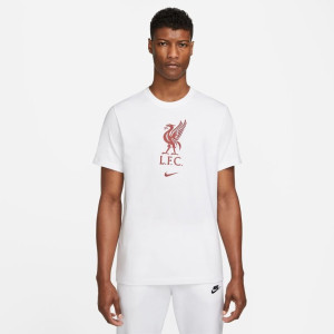 Футболка чоловіча Nike Liverpool 22/23 Crest Ss Tee White DM3482-100