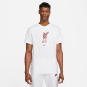Футболка чоловіча Nike Liverpool 22/23 Crest Ss Tee White DM3482-100