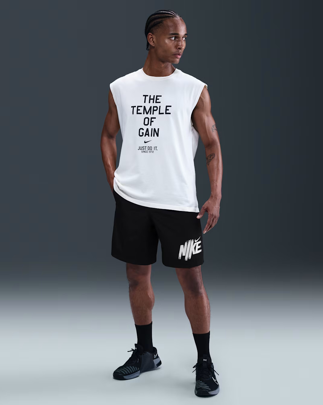 Шорти чоловічі Nike Form 9In Gfx Black HV0384-010