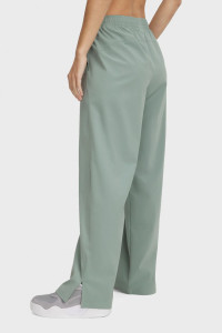 Штани спортивні UA Rival Wide Leg Pant 1386453-348 Under Armour L Зелений 1386453-348