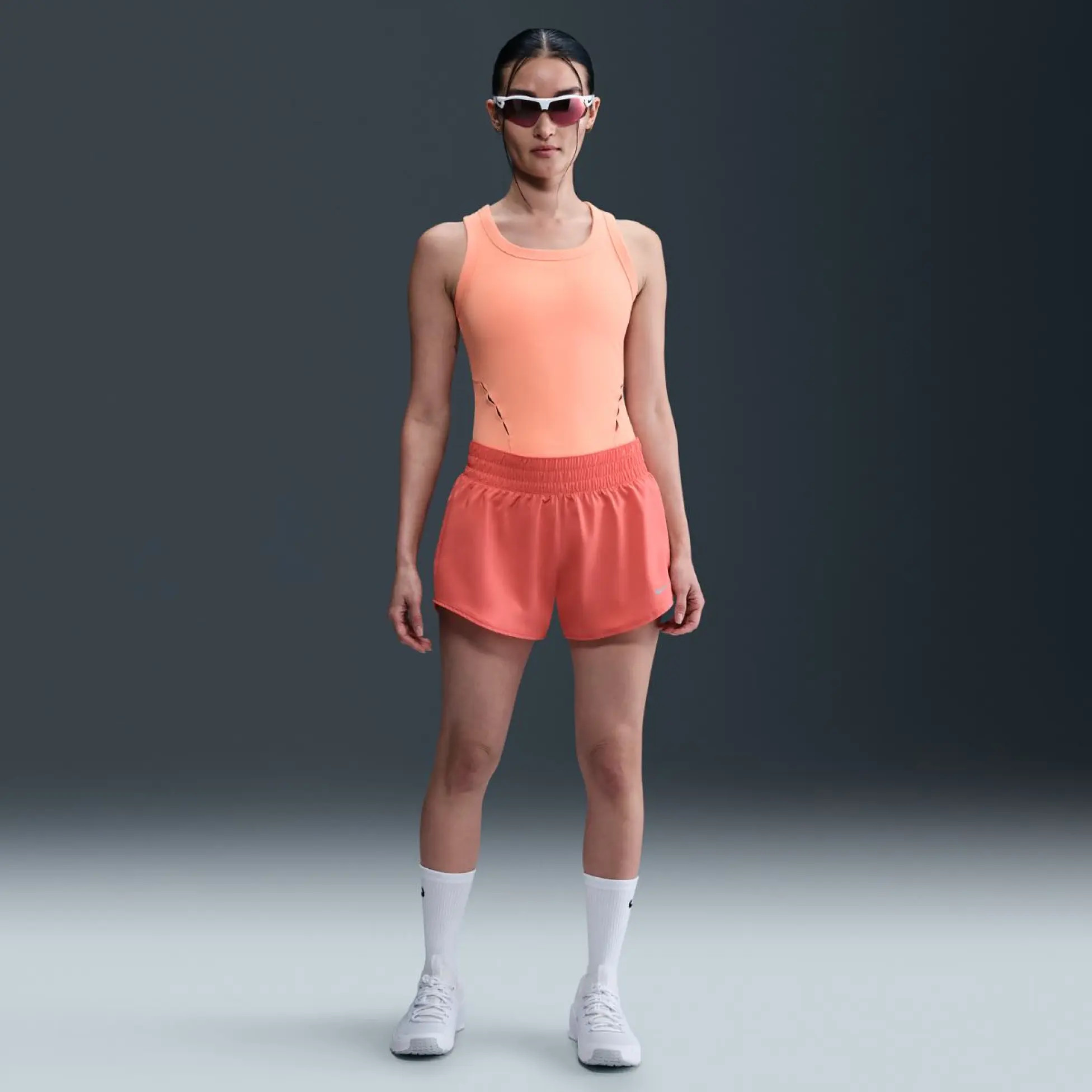 Майка жіноча Nike One Fitted Peach HM6398-844