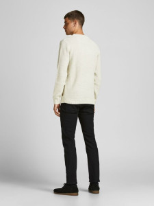 Пуловер JJCRAIG KNIT CREW NECK 12189968-Cloud Dancer Jack&Jones S Білий 12189968-CLOUD DANCER