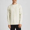 Пуловер JJCRAIG KNIT CREW NECK 12189968-Cloud Dancer Jack&Jones S Білий 12189968-CLOUD DANCER