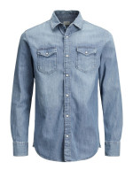 Сорочка JJESHERIDAN SHIRT L/S NOOS 12138115 Medium Blue Denim Jack&Jones L Блакитний 12138115MediumBlueDen