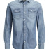 Сорочка JJESHERIDAN SHIRT L/S NOOS 12138115 Medium Blue Denim Jack&Jones L Блакитний 12138115MediumBlueDen