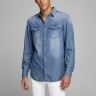 Сорочка JJESHERIDAN SHIRT L/S NOOS 12138115 Medium Blue Denim Jack&Jones L Блакитний 12138115MEDIUMBLUEDEN