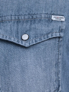 Сорочка JJESHERIDAN SHIRT L/S NOOS 12138115 Medium Blue Denim Jack&Jones L Блакитний 12138115MEDIUMBLUEDEN