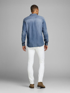Сорочка JJESHERIDAN SHIRT L/S NOOS 12138115 Medium Blue Denim Jack&Jones L Блакитний 12138115MEDIUMBLUEDEN