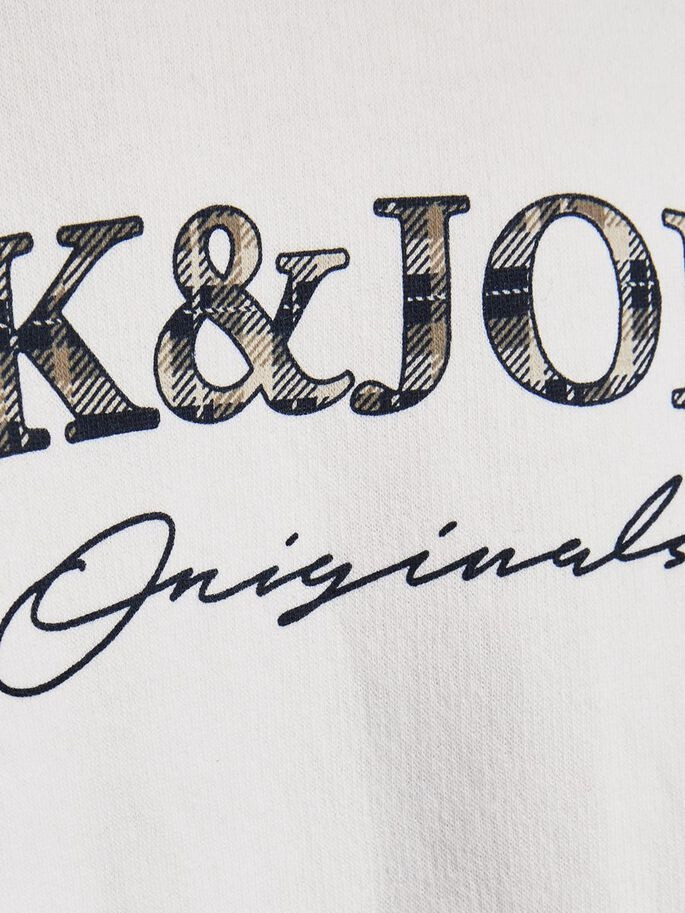 Толстовка JORMINISTRY SWEAT CREW NECK 12180410 Cloud Dancer Jack&Jones L Білий 12180410CloudDancer