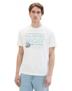 Футболка T-Shirt Summer Lagoon 1041817ХХ20000 Tom Tailor L Білий 1041817ХХ20000