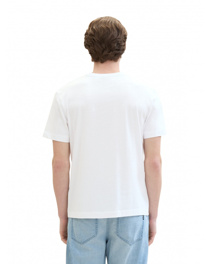 Футболка T-Shirt Summer Lagoon 1041817ХХ20000 Tom Tailor L Білий 1041817ХХ20000