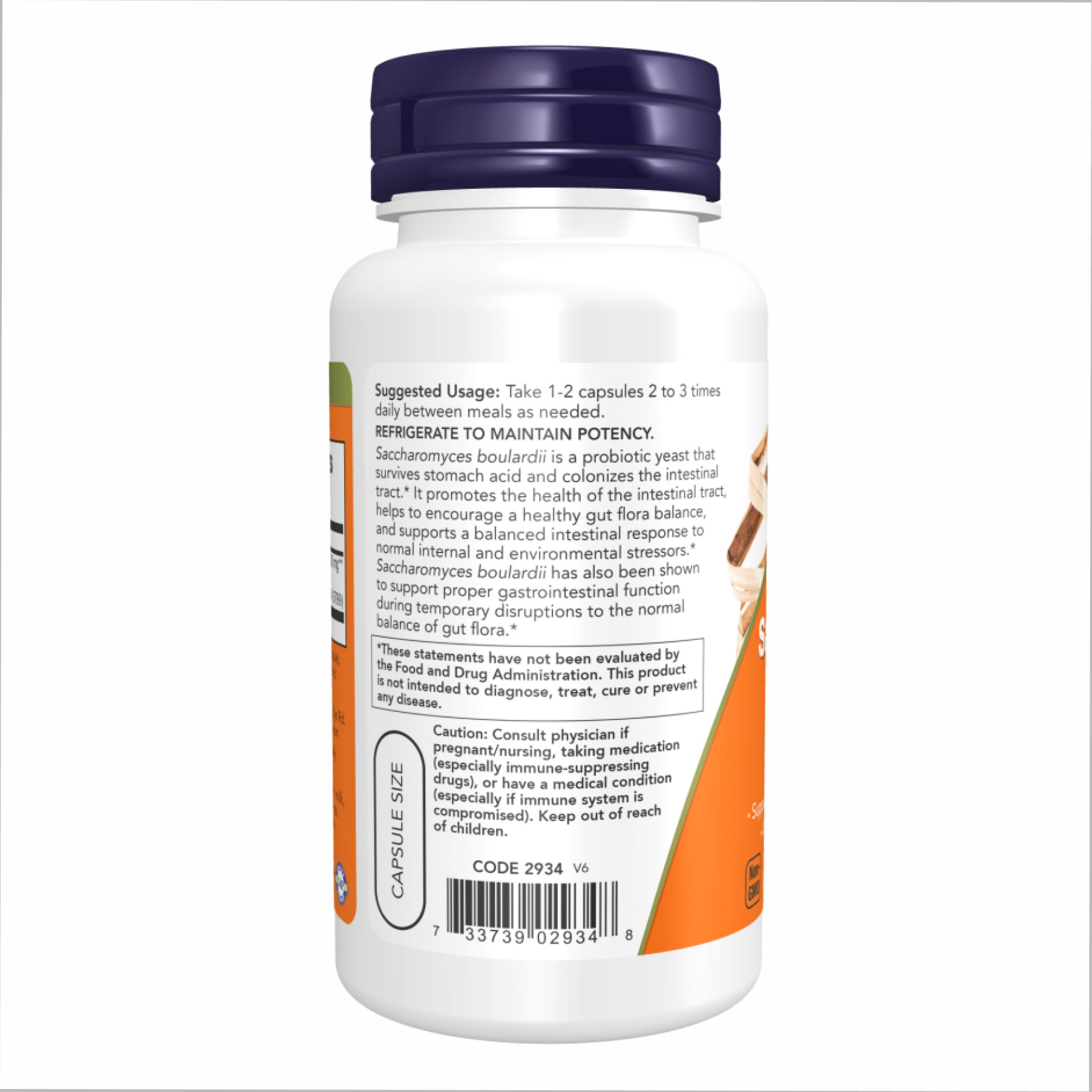Капсули Saccharomyces Boulardii - 60veg caps 100-33-7828668-20