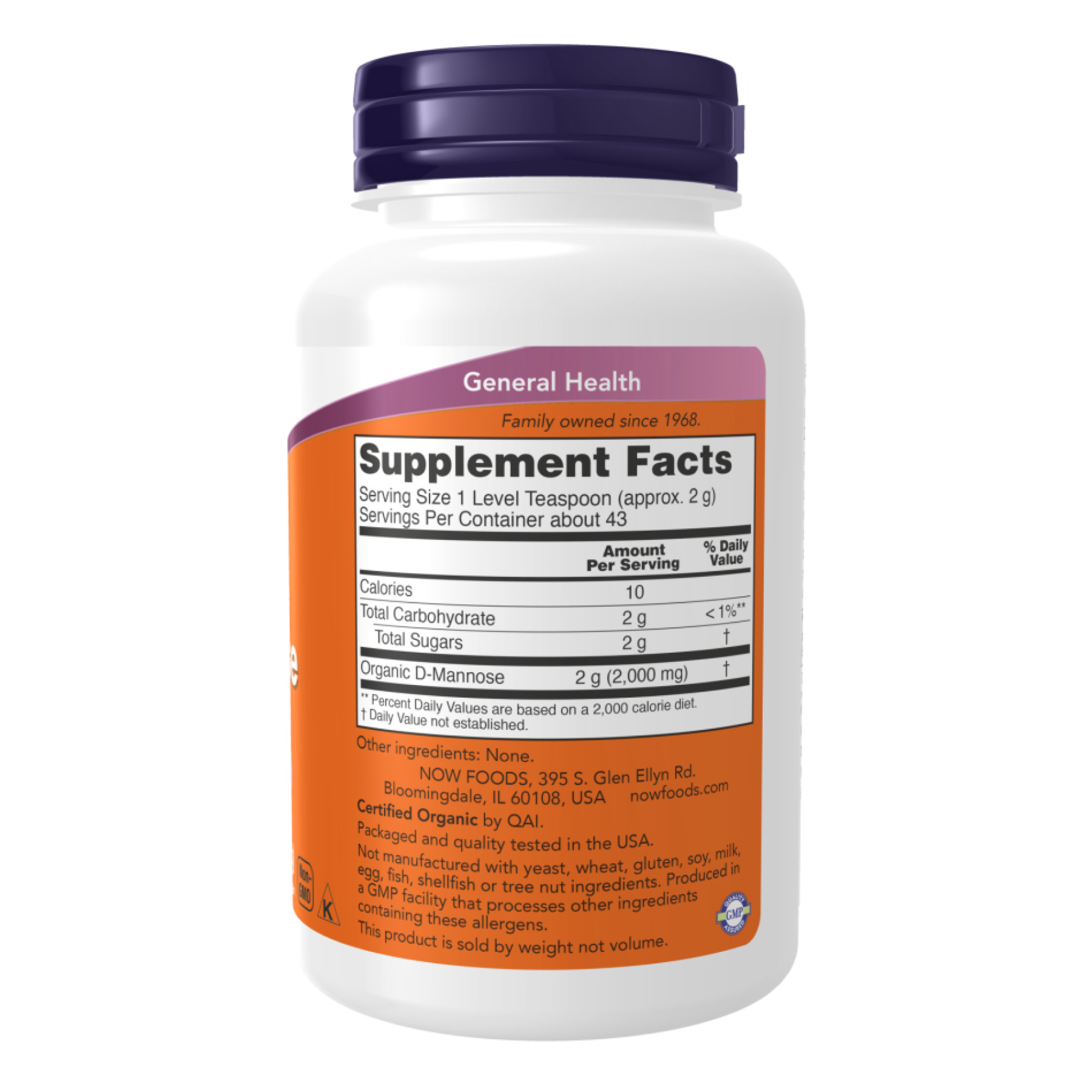 Софт гелеві капсули D-Mannose Powder - 170g 2022-10-2602
