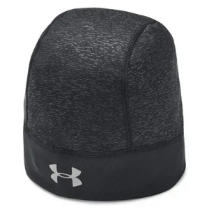 Шапка UA Storm Run Beanie Black / / Silver чорний жін UNI 1321355-001