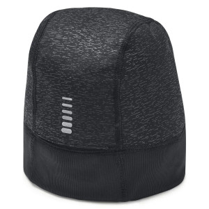 Шапка UA Storm Run Beanie Black / / Silver чорний жін UNI 1321355-001