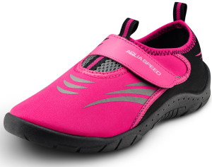 Аквашузи Aqua Speed AQUA SHOE MODEL 27C 7619 рожевий, сірий, чорний Уні 35 642-27C