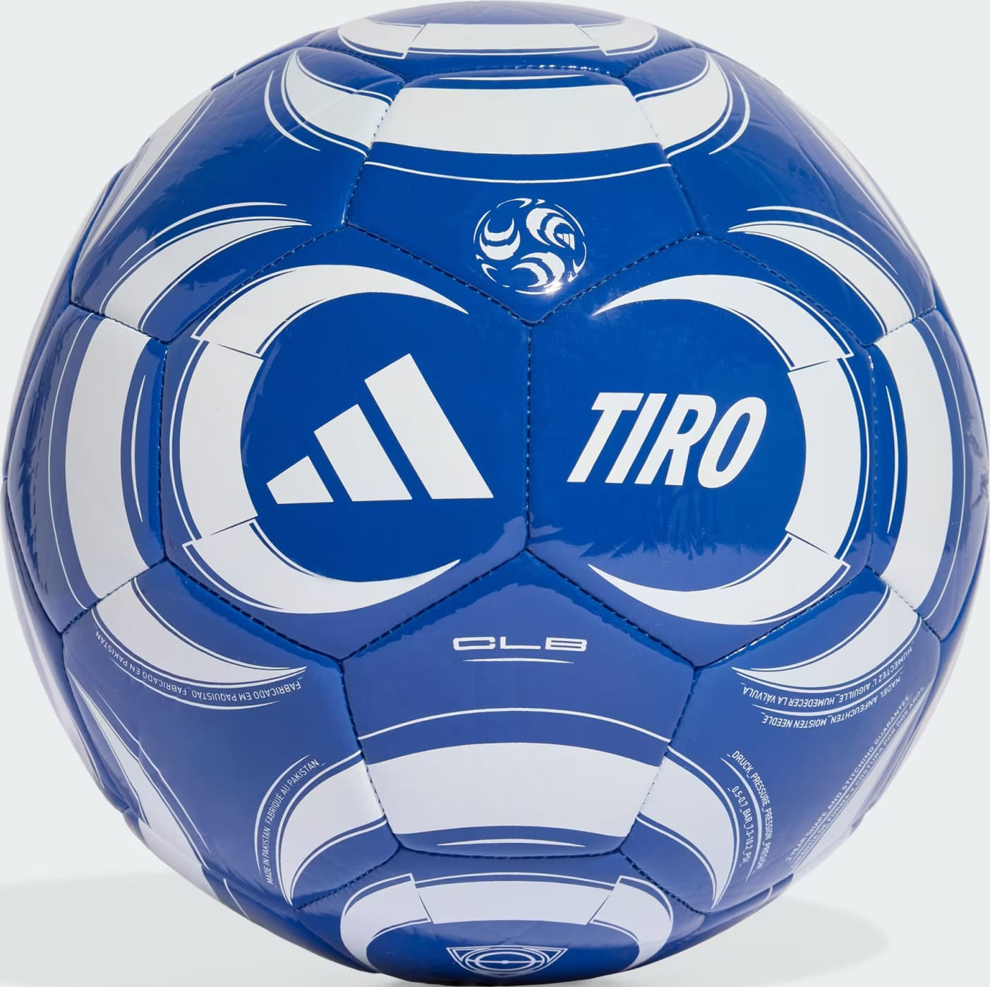 М'яч футбольний Adidas TIRO CLB синій, білий Уні 5 JW1529