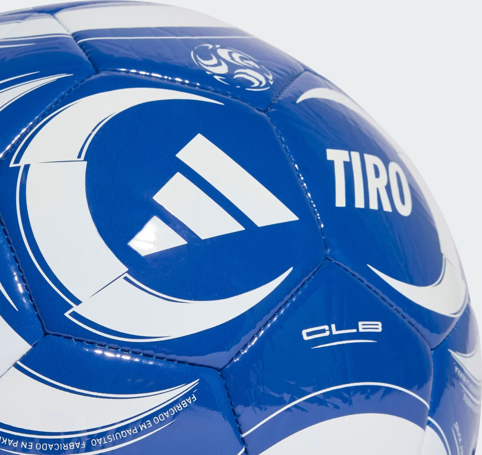 М'яч футбольний Adidas TIRO CLB синій, білий Уні 5 JW1529