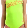 Купальник закритий для дівчат Arena LOGO SWIMSUIT SWIM PRO салатовий дитячий 128 см (010287-880) 010287-880