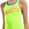 Купальник закритий для дівчат Arena LOGO SWIMSUIT SWIM PRO салатовий дитячий 128 см (010287-880) 010287-880