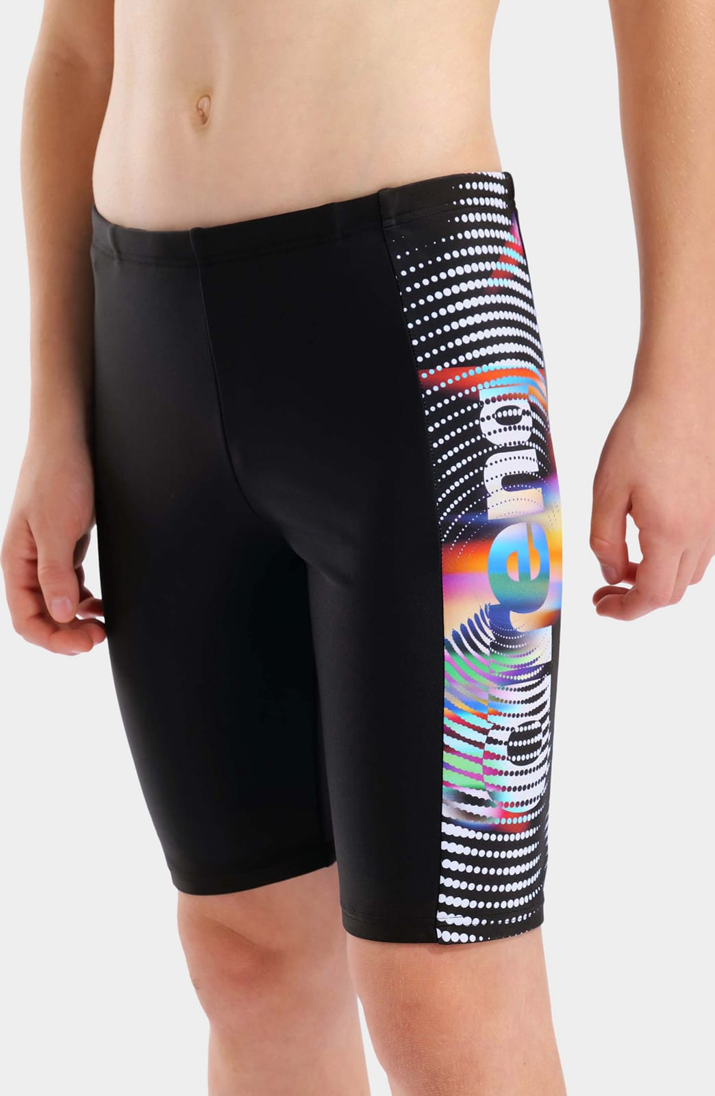 Плавки для хлопчиків Arena LIT LOGO SWIM JAMMER чорний 116 см (010693-550) 010693-550