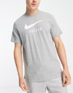 Футболка Ч Nike soccer swoosh logo DH3890-064