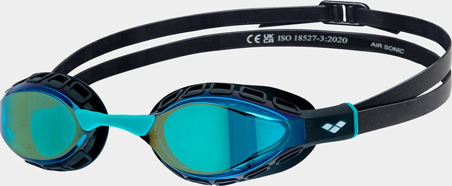 Окуляри для плавання Arena AIR SONIC MIRROR бірюзовий, чорний One Size 011004-150