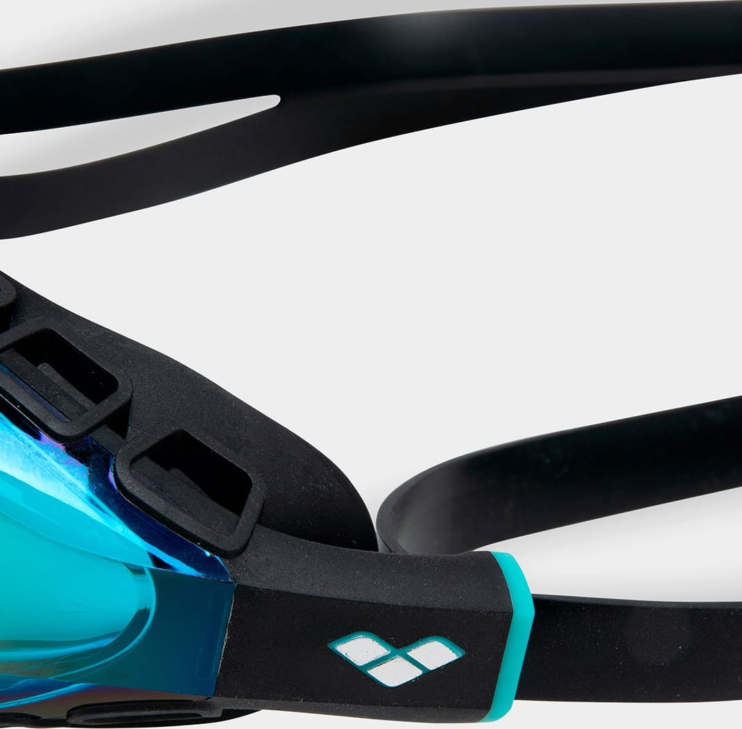 Окуляри для плавання Arena AIR SONIC MIRROR бірюзовий, чорний One Size 011004-150