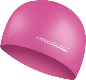 Шапочка для плавання Aqua Speed MEGA 100-27 темно-рожевий Уні OSFM 100-27