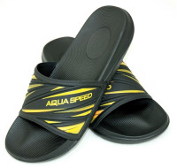 Шльопанці Aqua Speed IDAHO 6818 чорний, жовтий Чол 41 514-18