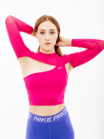 Топ з довгим рукавом Nike LS TOP CROPPED NVT FB5683-615