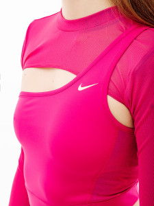 Топ з довгим рукавом Nike LS TOP CROPPED NVT FB5683-615