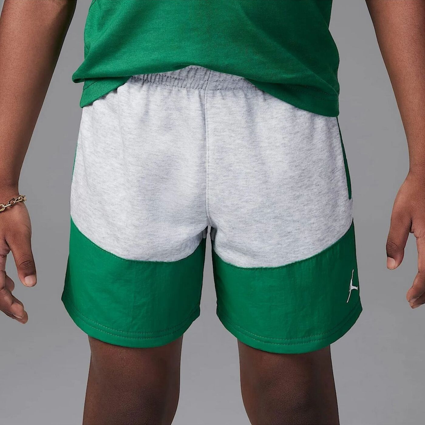 Костюм спортивний дитячий Air Jordan 2-Piece Stacked Mixed Set Green 85D767-G2H