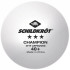 М'яч для настольного тенісу (1 шт) Donic Champion 40+ 3*, білий 608542