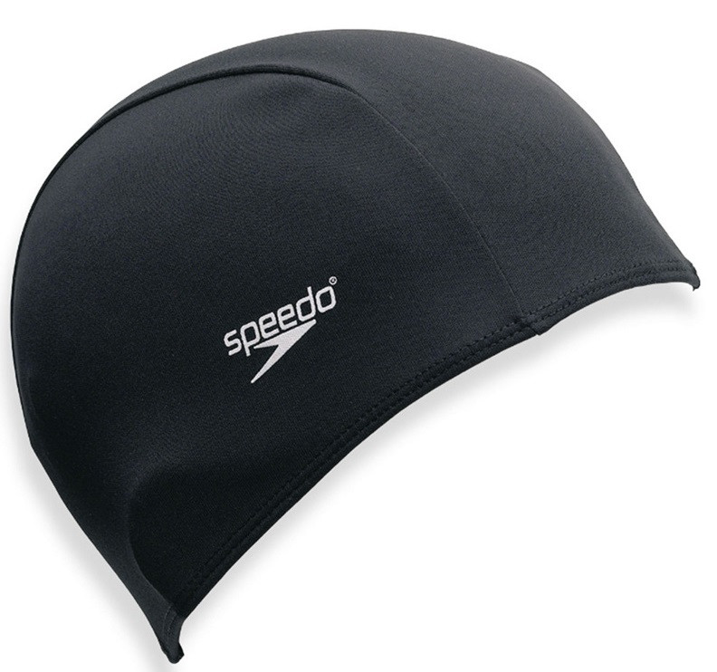 Шапочка для плавання Speedo Polyester Cap чорний Уні OSFM 8-710080000-1