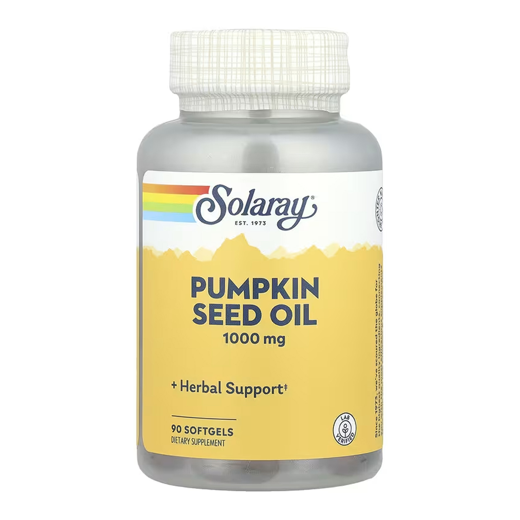 Софт гелеві капсули Solaray Pumpkin Seed Oil 1000mg - 90 softgels 2023-10-6763