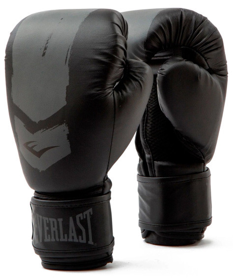 Рукавиці боксерські Everlast PROSPECT 2 BOXING GLOVE чорний, сірий Уні 8 унцій P00002972
