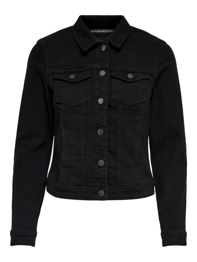 Куртка джинсова ONLWONDER LIFE LS JACKET BB PIM004 15221997 Black Denim ONLY M Чорний 15221997BlackDenim