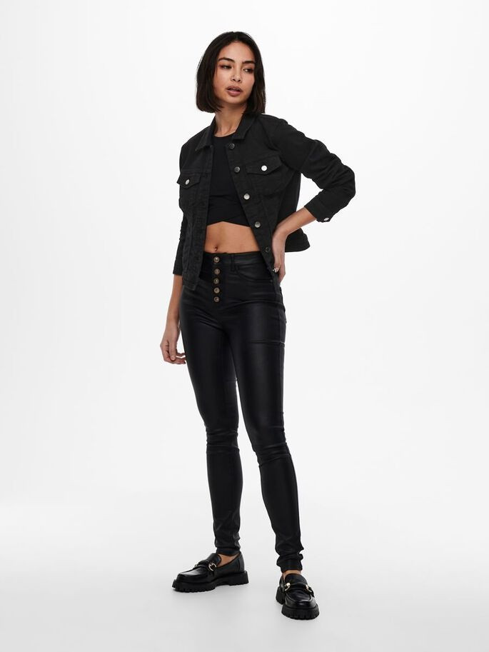 Куртка джинсова ONLWONDER LIFE LS JACKET BB PIM004 15221997 Black Denim ONLY M Чорний 15221997BlackDenim