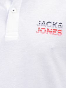 Поло JJATLAS POLO SS 12221012-White Jack&Jones L Білий 12221012-WHITE