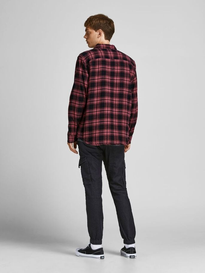 Сорочка JORWILLIAM TEDDY OVERSHIRT LS 12197075-Slate Rose-Fit:/OVERSHIRT Jack&Jones L Червоний 12197075-Slate Rose-Fit:/