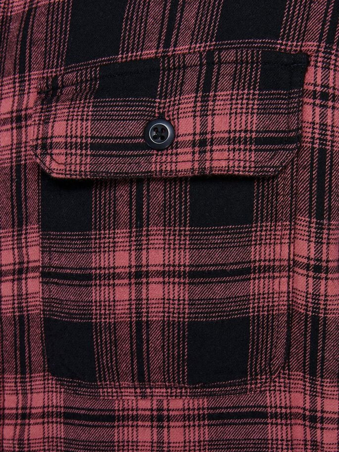 Сорочка JORWILLIAM TEDDY OVERSHIRT LS 12197075-Slate Rose-Fit:/OVERSHIRT Jack&Jones L Червоний 12197075-Slate Rose-Fit:/