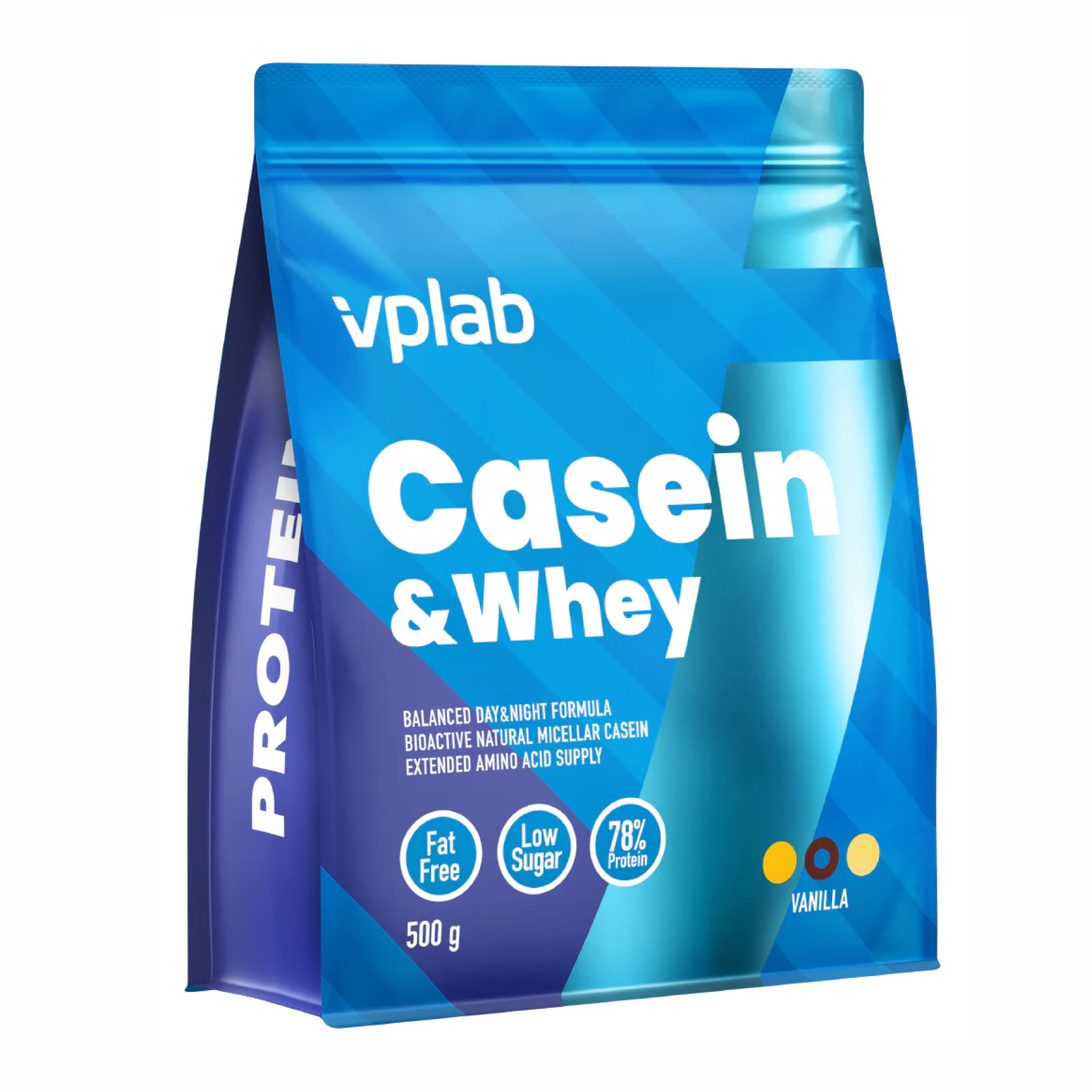 Порошок Casein & Whey - 500g Vanilla 2022-10-0480
