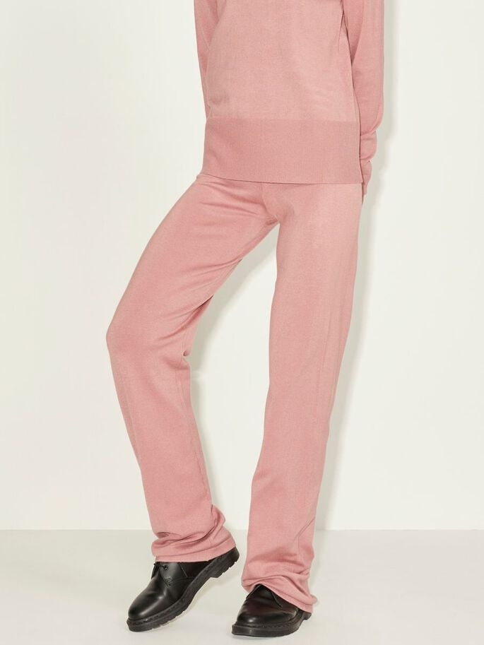 Штани JXHARPER SOFT KNIT PANT NOOS 12202996-Mesa Rose JJXX L Розовий 12202996-Mesa Rose