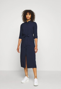 Сукня ONLNOVA LIFE 3/4 LONG SHIRT DRESS AOP 15221147 Night Sky ONLY XS Темно-синій 15221147NIGHTSKY