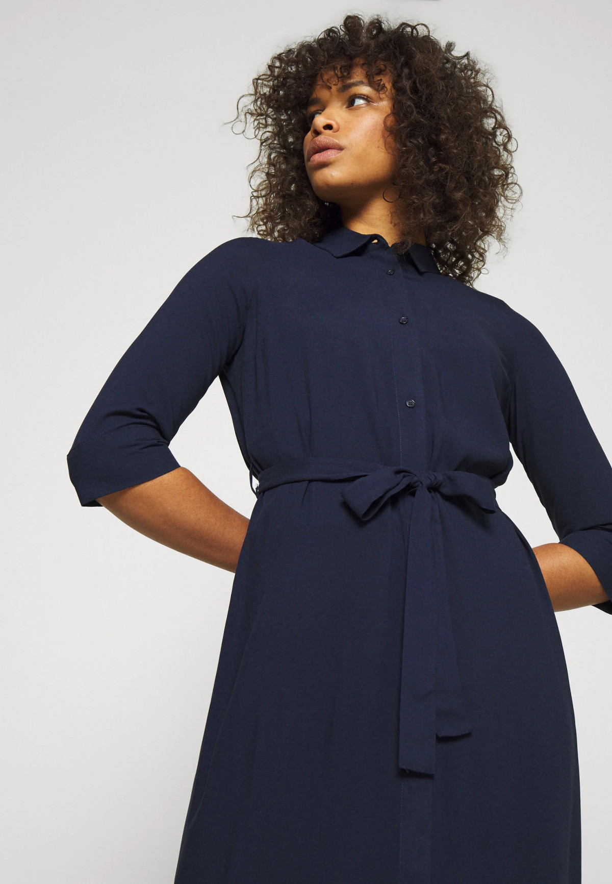 Сукня ONLNOVA LIFE 3/4 LONG SHIRT DRESS AOP 15221147 Night Sky ONLY XS Темно-синій 15221147NightSky