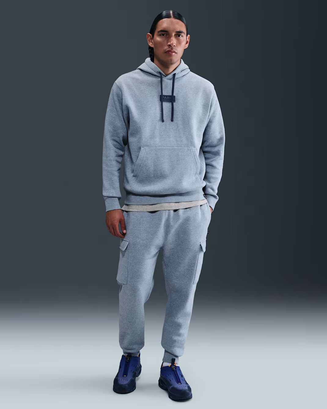 Худі чоловіче Nike Psg Club Light Blue HM2884-493