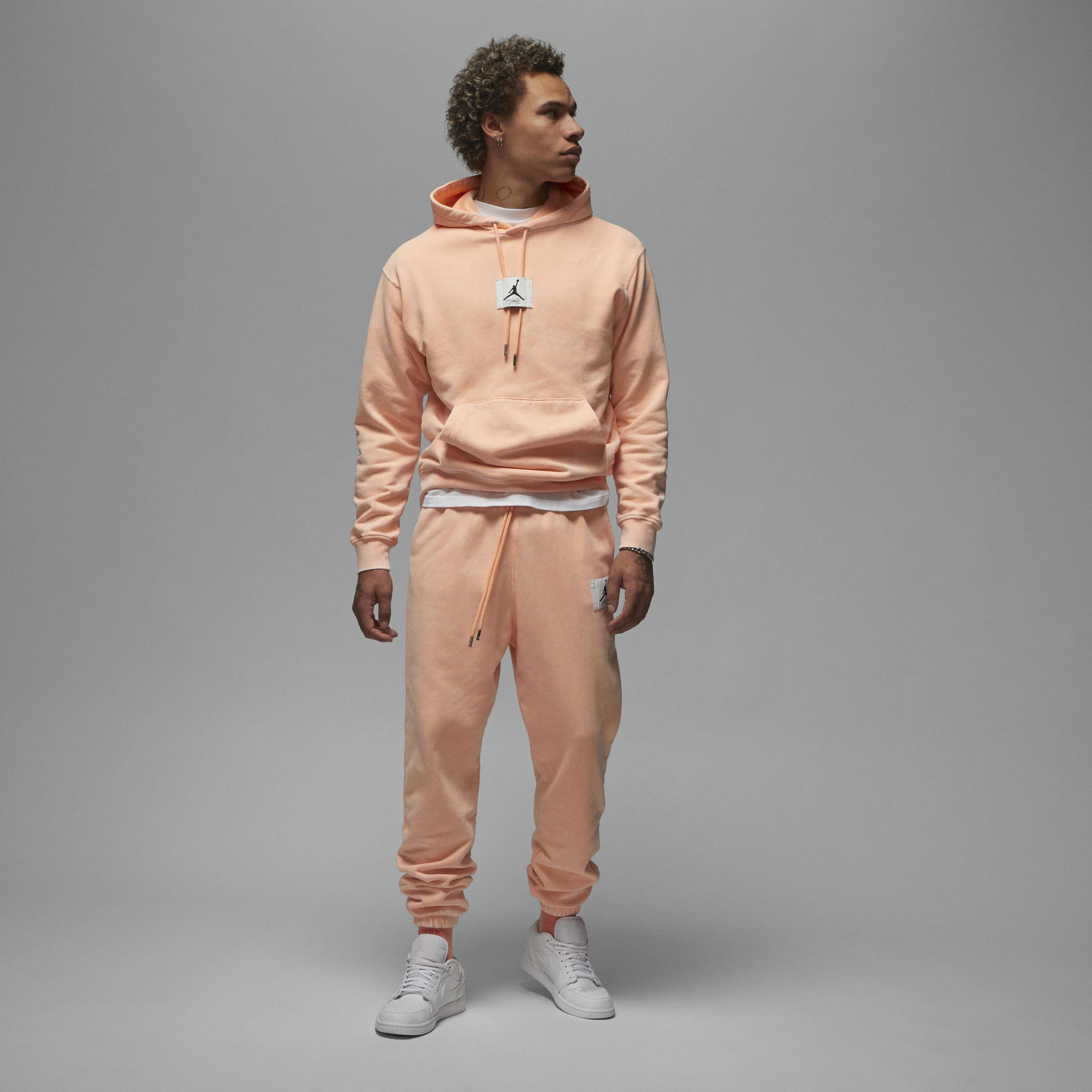 Худі чоловіче Air Jordan Flight Fleece Peach Dr3087-885 DR3087-885