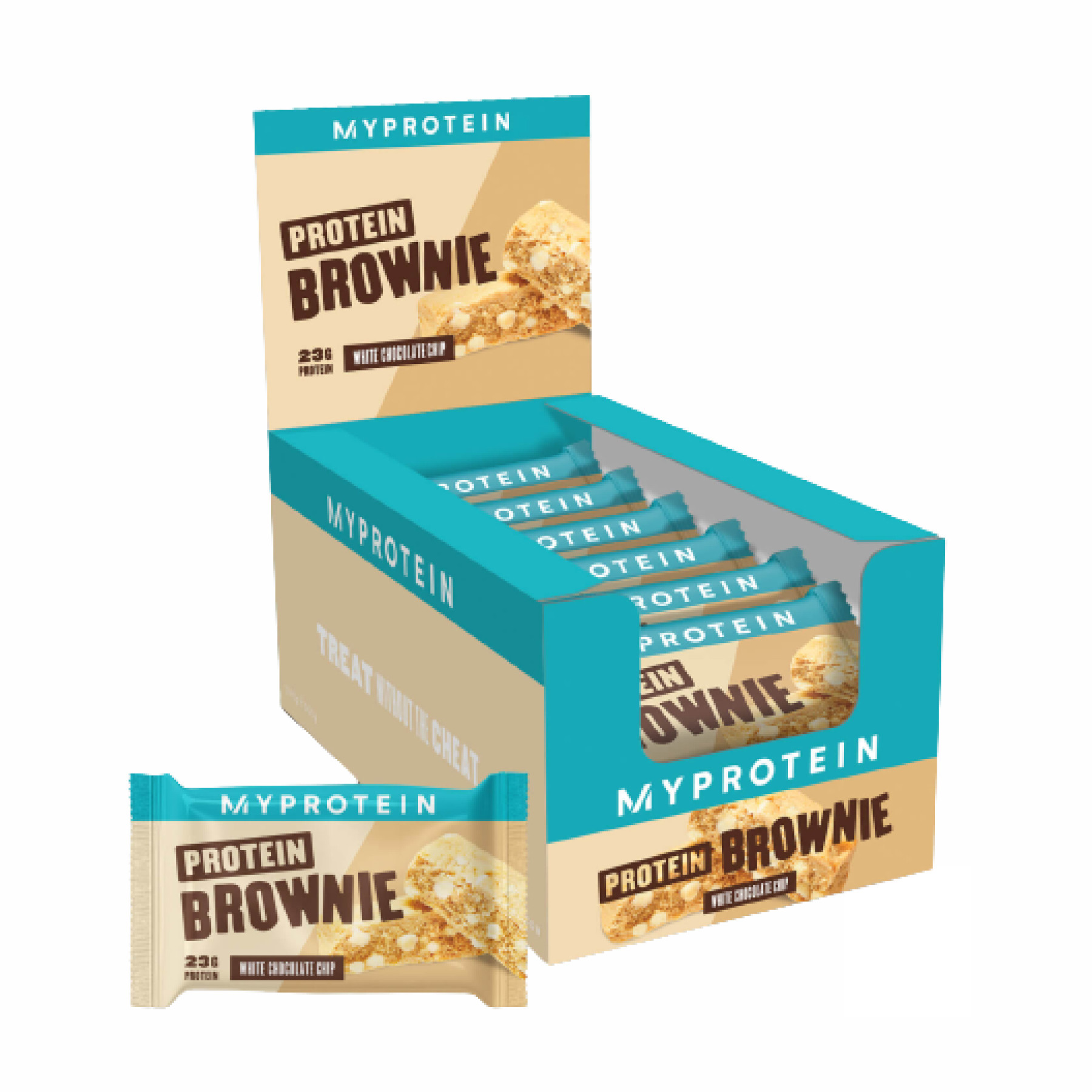 Порошок Protein Brownie - 12x75g White Chocolate 100-91-3738671-20
